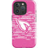 NFL Arizona Cardinals Pink Blast iPhone 16 Pro Max Impact Case
