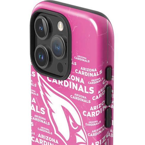 NFL Arizona Cardinals Pink Blast iPhone 16 Pro Max Impact Case