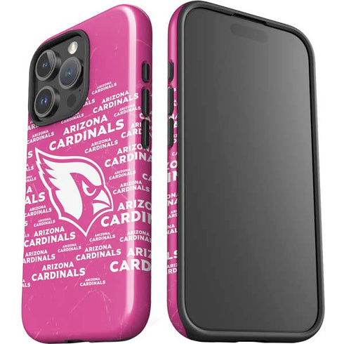 NFL Arizona Cardinals Pink Blast iPhone 16 Pro Max Impact Case