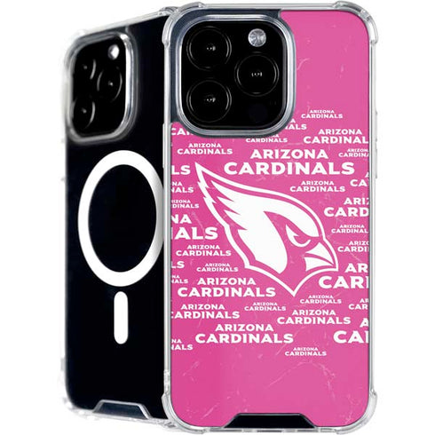NFL Arizona Cardinals Pink Blast iPhone 16 Pro Max MagSafe Case