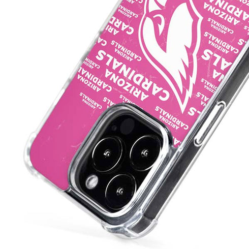 NFL Arizona Cardinals Pink Blast iPhone 16 Pro Max MagSafe Case