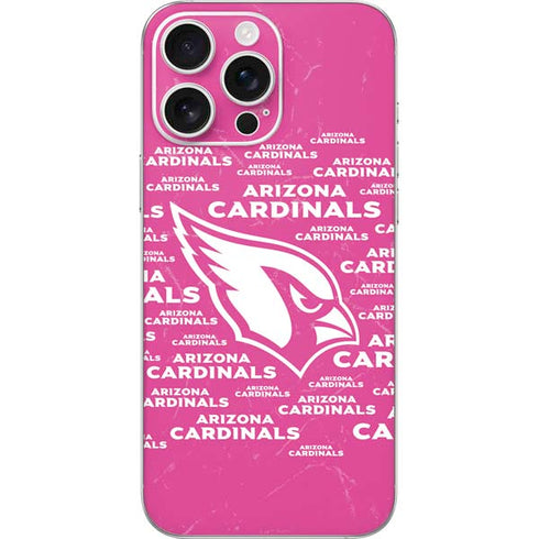 NFL Arizona Cardinals Pink Blast iPhone 16 Pro Max Skin