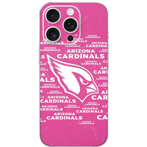 NFL Arizona Cardinals Pink Blast iPhone 16 Pro Skin