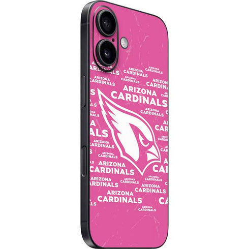 NFL Arizona Cardinals Pink Blast iPhone 16 Skin