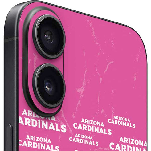NFL Arizona Cardinals Pink Blast iPhone 16 Skin
