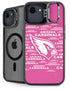 NFL Arizona Cardinals Pink Blast iPhone 16e Kickstand Case