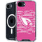 NFL Arizona Cardinals Pink Blast iPhone 16e MagSafe Case