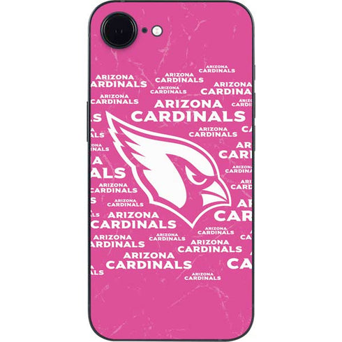 NFL Arizona Cardinals Pink Blast iPhone 16e Skin
