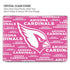 NFL Arizona Cardinals Pink Blast MacBook Pro 14in (2021-24) Case plus Skin