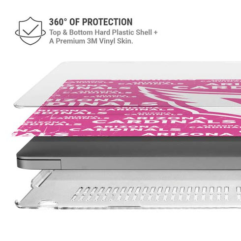 NFL Arizona Cardinals Pink Blast MacBook Cases