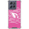 NFL Arizona Cardinals Pink Blast Moto G 5G (2025) Clear Case