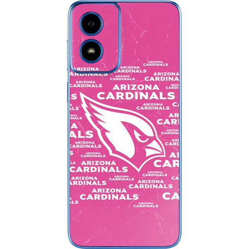 NFL Arizona Cardinals Pink Blast Moto G Play 4G (2024) Skin