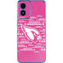 NFL Arizona Cardinals Pink Blast Moto G Play 4G (2024) Skin
