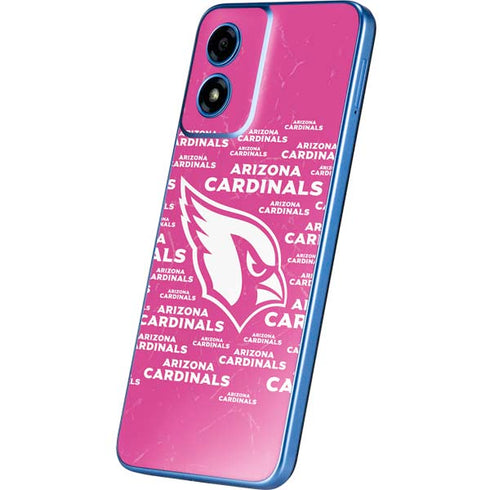 NFL Arizona Cardinals Pink Blast Moto G Play 4G (2024) Skin