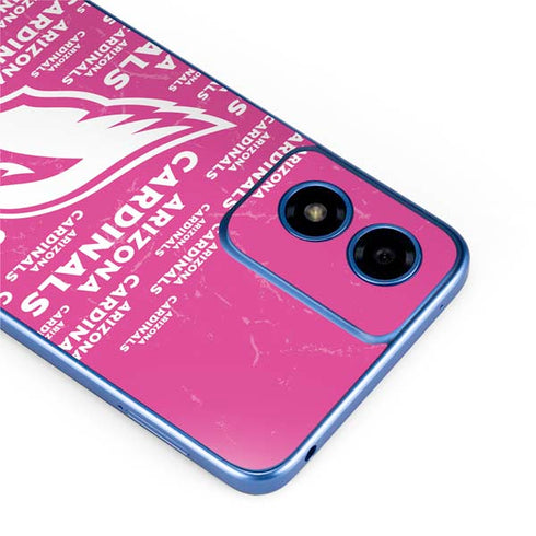 NFL Arizona Cardinals Pink Blast Moto G Play 4G (2024) Skin