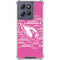 NFL Arizona Cardinals Pink Blast Moto G Stylus 5G (2025) Clear Case