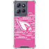 NFL Arizona Cardinals Pink Blast Moto G Stylus 5G (2025) Clear Case