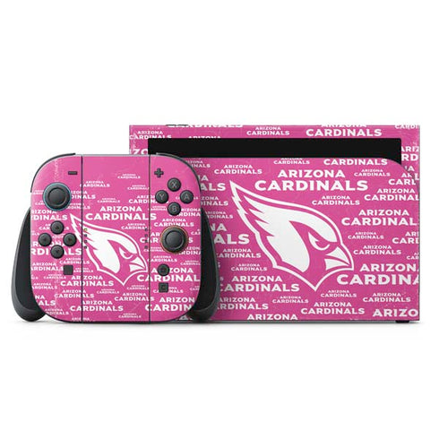 NFL Arizona Cardinals Pink Blast Nintendo Skins