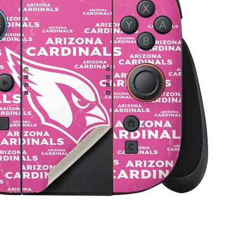 NFL Arizona Cardinals Pink Blast Nintendo Switch 2 (2025) Joy-Con Controller Skin