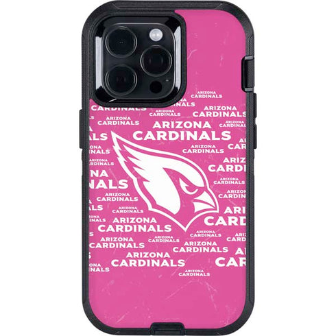 NFL Arizona Cardinals Pink Blast Otterbox Defender iPhone Skin