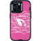 NFL Arizona Cardinals Pink Blast Otterbox Defender iPhone Skin