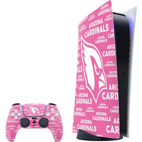 NFL Arizona Cardinals Pink Blast PlayStation PS5 Skins