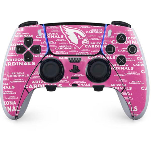 NFL Arizona Cardinals Pink Blast PS5 DualSense Edge Pro Controller Skin