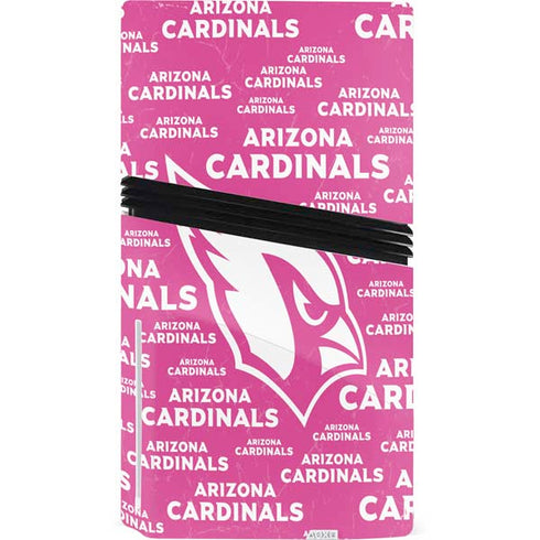 NFL Arizona Cardinals Pink Blast PS5 Pro Disk Console Skin