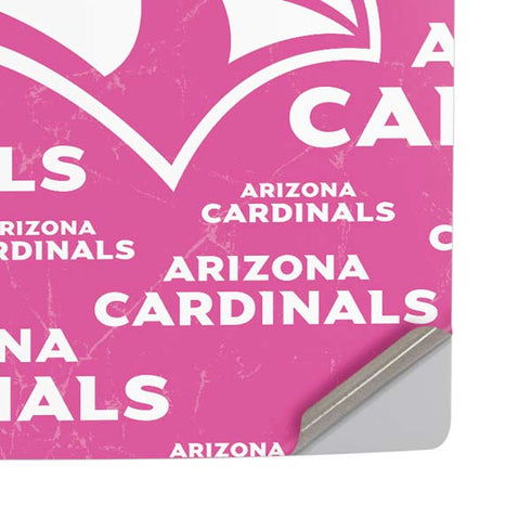NFL Arizona Cardinals Pink Blast PS5 Pro Disk Console Skin