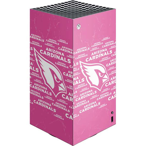 NFL Arizona Cardinals Pink Blast XBox Series X Digital Edition Console Skin