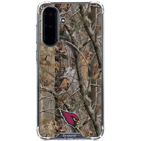 NFL Arizona Cardinals Realtree AP Camo Galaxy A36 5G Clear Case
