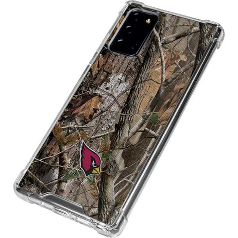 NFL Arizona Cardinals Realtree AP Camo Galaxy Note20 5G Clear Case