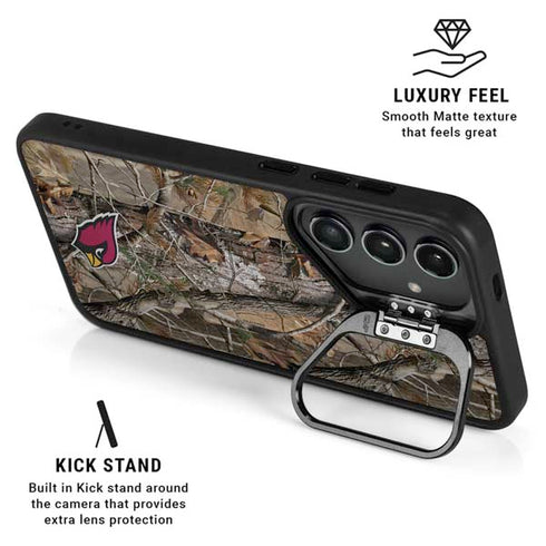 NFL Arizona Cardinals Realtree AP Camo Galaxy S24 FE Kickstand Case