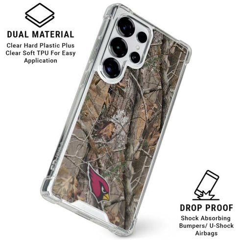NFL Arizona Cardinals Realtree AP Camo Galaxy S25 Ultra Clear Case