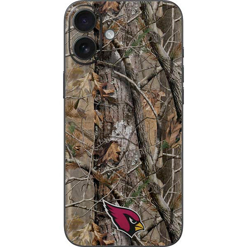 NFL Arizona Cardinals Realtree AP Camo iPhone 16 Plus Skin