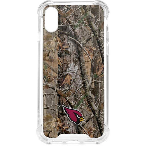 NFL Arizona Cardinals Realtree AP Camo iPhone XS Clear Case