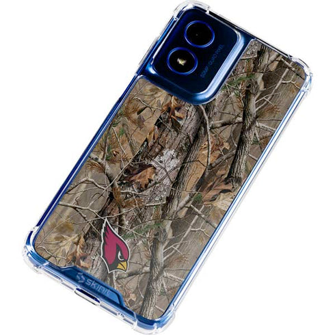 NFL Arizona Cardinals Realtree AP Camo Moto G 5G (2024) Clear Case