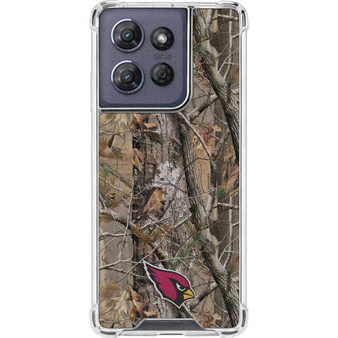 NFL Arizona Cardinals Realtree AP Camo Moto G Power 5G (2025) Clear Case