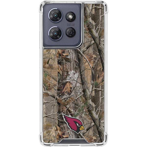 NFL Arizona Cardinals Realtree AP Camo Moto G Stylus 5G (2025) Clear Case