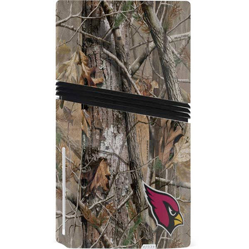 NFL Arizona Cardinals Realtree AP Camo PS5 Pro Disk Console Skin