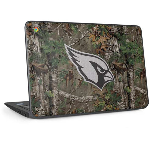 NFL Arizona Cardinals Realtree Xtra Green Camo HP Chromebook Skin