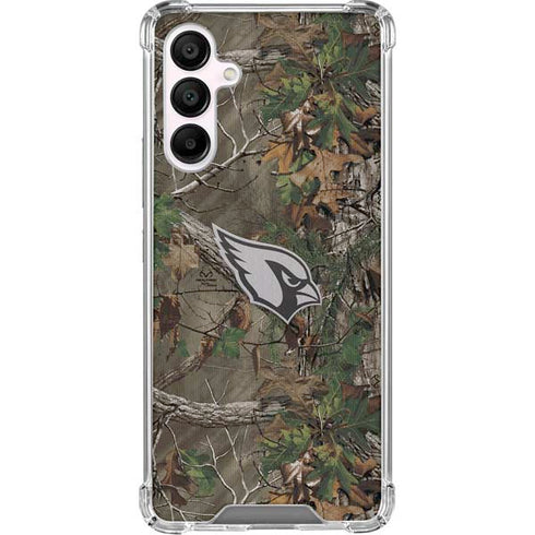 NFL Arizona Cardinals Realtree Xtra Green Camo Galaxy A16 5G Clear Case