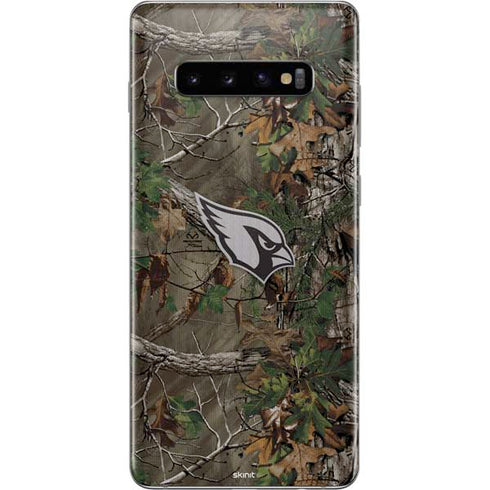 NFL Arizona Cardinals Realtree Xtra Green Camo Galaxy S10 Plus Skin