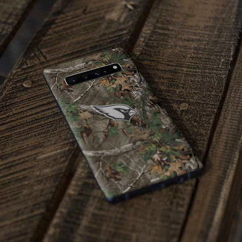 NFL Arizona Cardinals Realtree Xtra Green Camo Galaxy S10 Skin