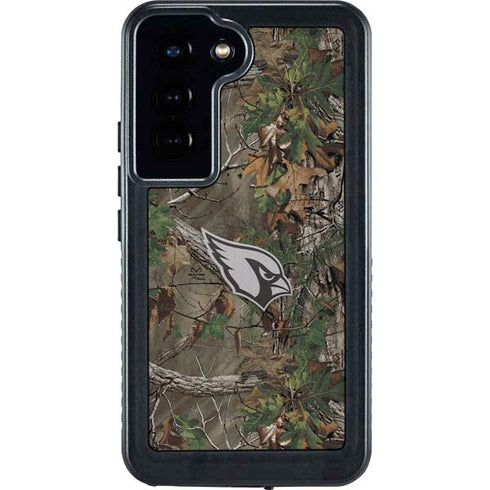 NFL Arizona Cardinals Realtree Xtra Green Camo Galaxy S24 Waterproof Case