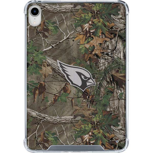 NFL Arizona Cardinals Realtree Xtra Green Camo iPad 11th Gen (2025) Clear Case