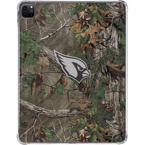 NFL Arizona Cardinals Realtree Xtra Green Camo iPad Pro 11in (2024) Clear Case