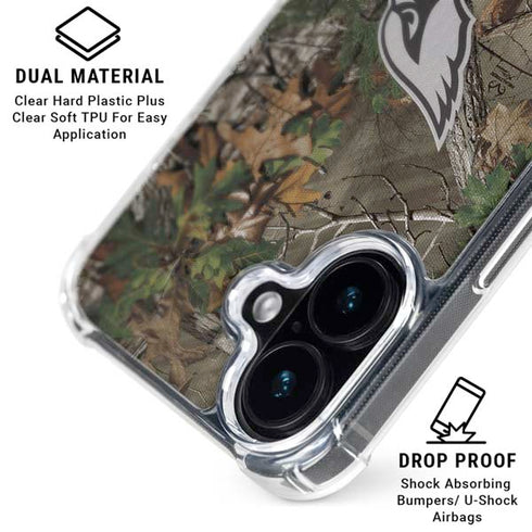 NFL Arizona Cardinals Realtree Xtra Green Camo iPhone 16 MagSafe Case