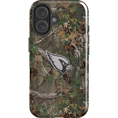 NFL Arizona Cardinals Realtree Xtra Green Camo iPhone 16 Magsafe Impact Case