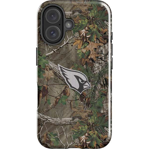 NFL Arizona Cardinals Realtree Xtra Green Camo iPhone 16 Plus Impact Case